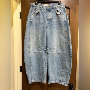 Free people barrel jeans